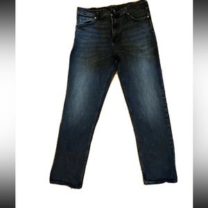 Calvin Klein 38x32 Dark Wash Straight Leg Denim Jeans CKJ 035 NWOT